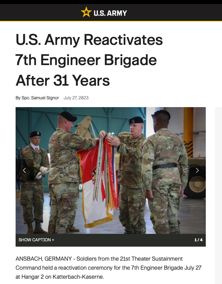 7th Engineer Brigade Stuttgart
