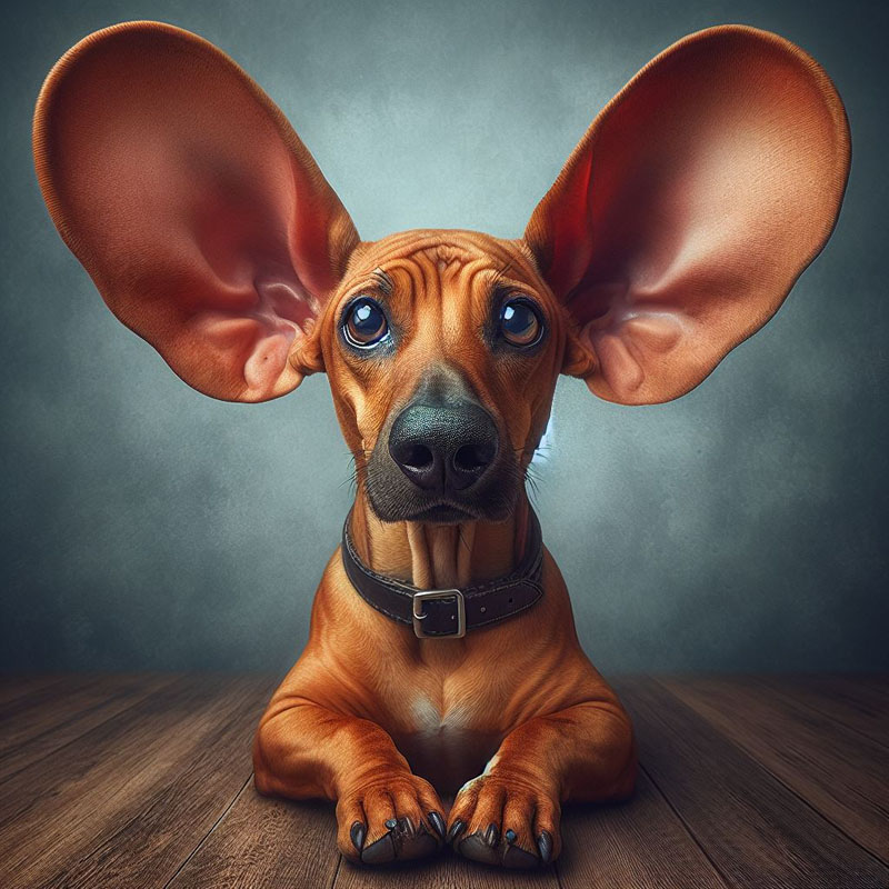 Dogs big ears