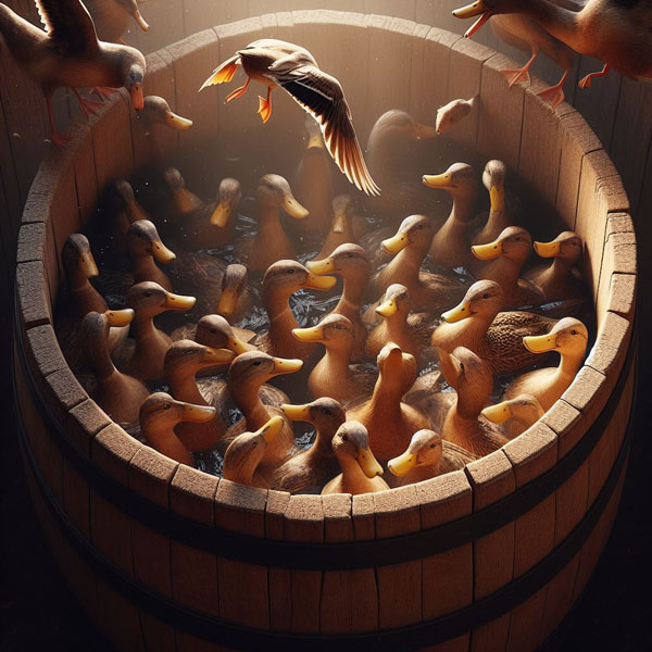 Ducks in a Barrel