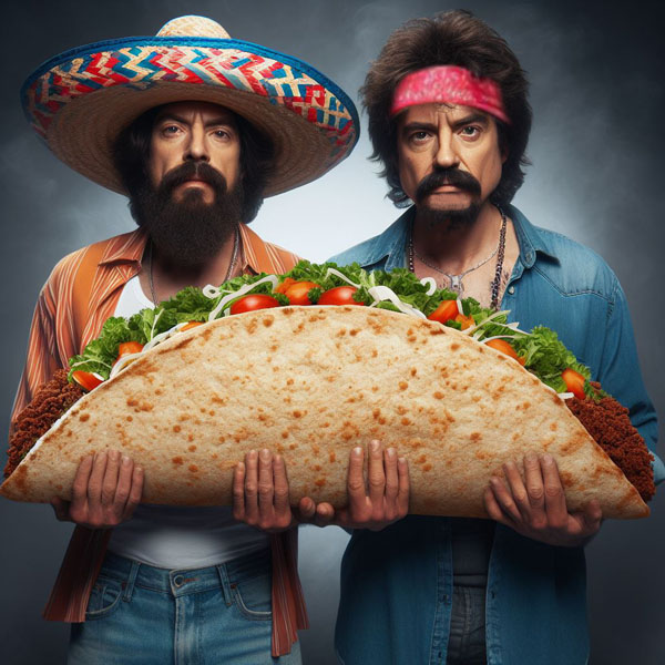 Big Taco. Two Guys.